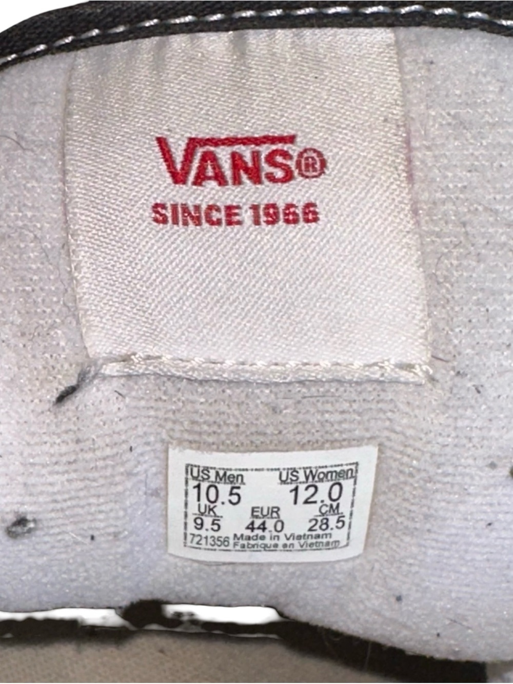 Vans Knu Skool Platform Sneakers Black White Men’s 10.5 Women’s 12 - Picture 8 of 8